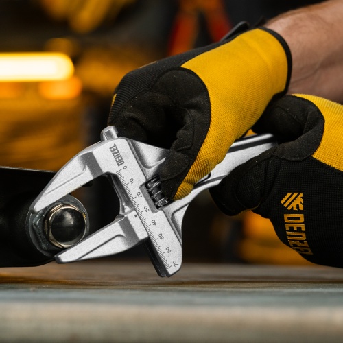 Ключ разводной 205 мм, алюминиевый Denzel фото 9 Ключ разводной 205 мм, алюминиевый Denzel фото 9