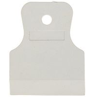 Шпатель резиновый Biber 35267 белый 80 мм