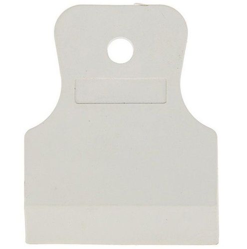 Шпатель резиновый Biber 35267 белый 80 мм