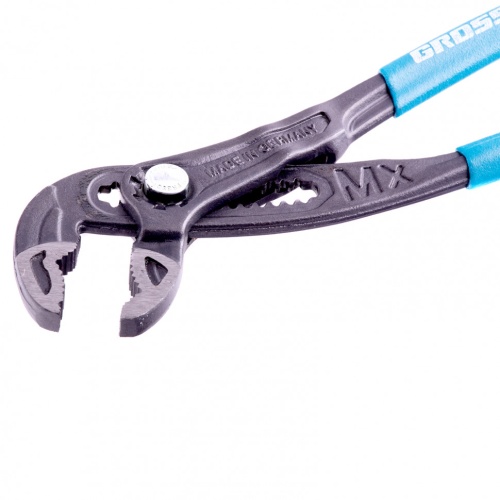Клещи переставные, кнопочный механизм, обливные рукоятки, 250 мм Gross фото 2