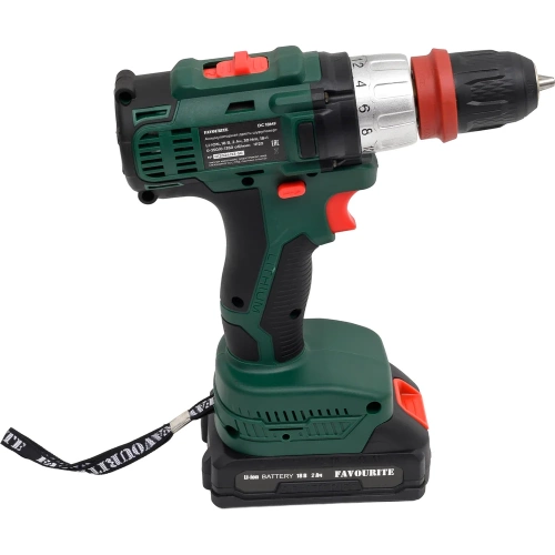 Акк. дрель-шуруповёрт FAVOURITE 18В, 2Ач, 30Нм Li-ion съём.патрон DC 18MF 101121318 фото 4 Акк. дрель-шуруповёрт FAVOURITE 18В, 2Ач, 30Нм Li-ion съём.патрон DC 18MF 101121318 фото 4