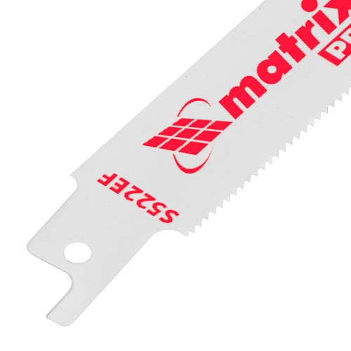 Полотна по металлу для сабельной пилы S522EF 75/1.4 мм, Bimetal, 2 шт, Pro Matrix фото 4