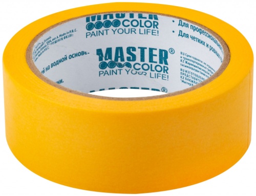 Лента малярная Master Color 30-6123 золотистая 36 мм 25 м
