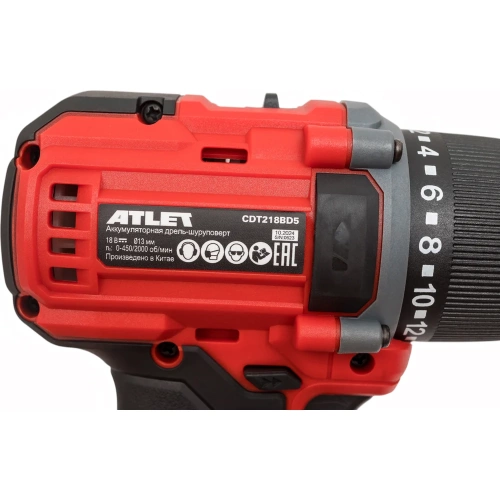 Аккумуляторная дрель-шуруповерт ATLET CDT218BD5 фото 6 Аккумуляторная дрель-шуруповерт ATLET CDT218BD5 фото 6