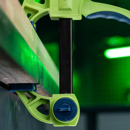 Струбцина F-образная, быстрозажимная, 200 х 70 х 420 мм, пластиковый корпус, фиксатор, двухкомпонентная рукоятка Сибртех фото 9