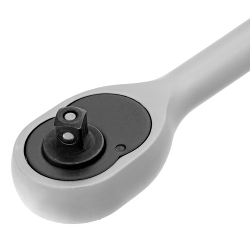 Ключ-трещотка 1/4", 45 зубьев, с быстрым сбросом, матовый хром Сибртех фото 6