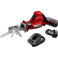 Сабельная пила ЗУБР 12В, 2 АКБ 2Ач, в коробке СПЛ-125-22