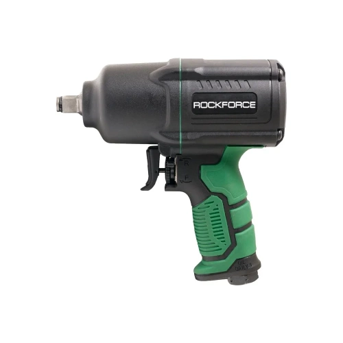 Ударный пневмогайковерт Rockforce Twin Hammer с реверсом и регулировкой усилия в облегченном корпусе 1/2" 1450Hм, 7000 об/мин,6.3bar,198 л/мин, вес 2кг RF-82549(48137) фото 10