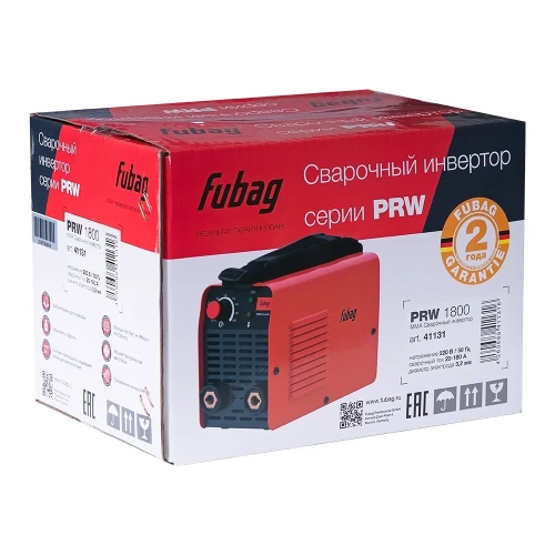 Инвертор ММА сварки FUBAG PRW, 1800 41131 фото 8 Инвертор ММА сварки FUBAG PRW, 1800 41131 фото 8