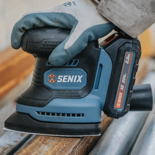 Дельта шлифмашина SENIX серии X2, 20В, с 1 АКБ, 1 ЗУ, PSX2-M3-EU фото 11 Дельта шлифмашина SENIX серии X2, 20В, с 1 АКБ, 1 ЗУ, PSX2-M3-EU фото 11