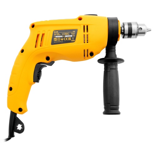 Дрель ударная ID-550, 550 Вт, 0-2900 об/мин, 46400 уд/мин Denzel фото 4