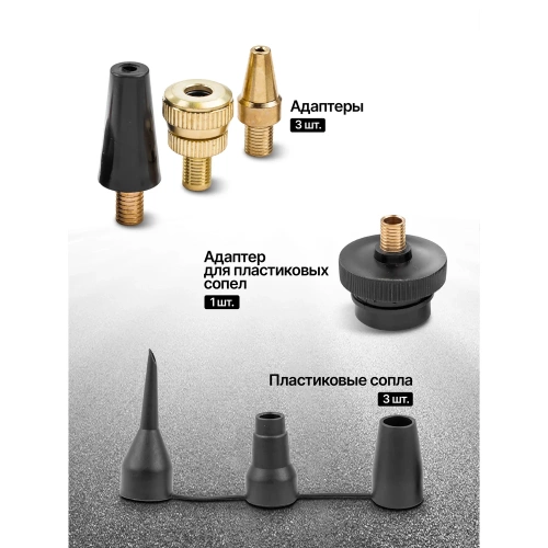 Пистолет для подкачки универсальный JBC набор 12 предметов JBC-8031K12-G(65732) фото 6 Пистолет для подкачки универсальный JBC набор 12 предметов JBC-8031K12-G(65732) фото 6