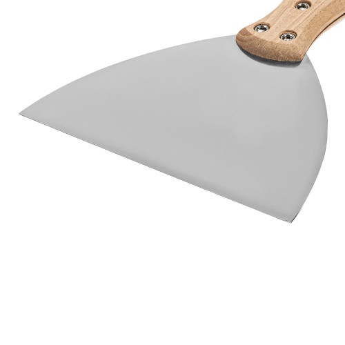 Шпательная лопатка из нержавеющей стали, 150 мм, буковая рукоятка, EFP Matrix фото 5 Шпательная лопатка из нержавеющей стали, 150 мм, буковая рукоятка, EFP Matrix фото 5