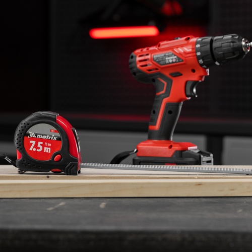 Рулетка Status Magnet fixation,7,5 м х 25 мм,обрезиненный корпус,зацеп с магнитом Matrix фото 8