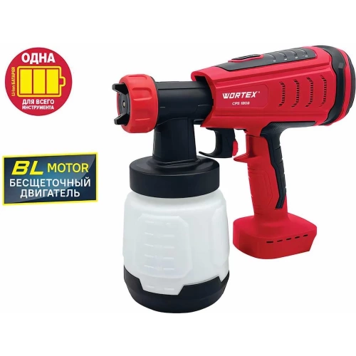 Аккумуляторный краскораспылитель WORTEX CPS 1808 ALL1 0333263 фото 5 Аккумуляторный краскораспылитель WORTEX CPS 1808 ALL1 0333263 фото 5