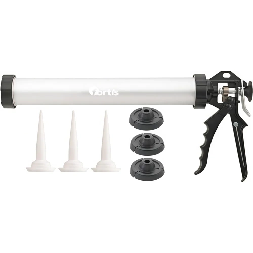 Пистолет для герметика закрытый Fortis 600мл 9531 0030 фото 3