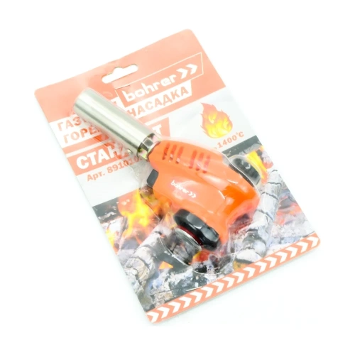 Газовая насадка-горелка BOHRER Стандарт классическая корейская конструкция для газового баллончика 89101020 фото 4