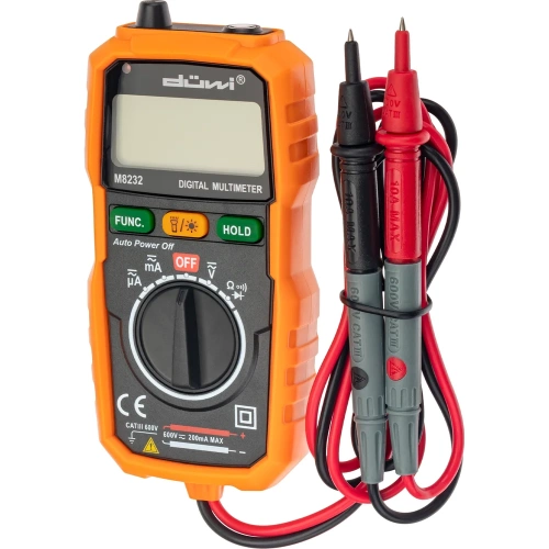 Цифровой мультиметр со светодиодным фонариком duwi M8232 PROFI 26045 5 фото 8