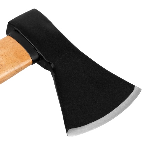 Топор, 800 г, кованый, буковое топорище Denzel фото 4