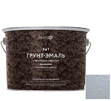 Грунт-эмаль Elcon Smith 3 в 1 с молотковым эффектом серебро 10 кг