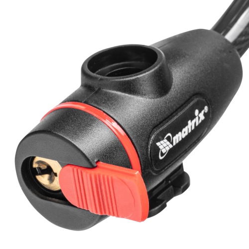 Замок тросовый универсальный с держателем, 12 х 1200 мм Matrix фото 4