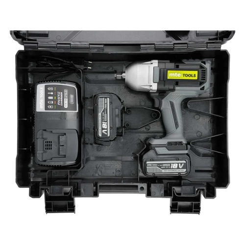 Гайковерт аккумуляторный ударный MTE 1000 Нм IWR1000-18, кейс, з/у, 2 АКБ 5 Ач 4702510022 фото 5 Гайковерт аккумуляторный ударный MTE 1000 Нм IWR1000-18, кейс, з/у, 2 АКБ 5 Ач 4702510022 фото 5