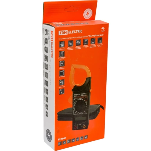 Токоизмерительные клещи TDM ELECTRIC МастерЭлектрик SQ1005-0006 фото 4