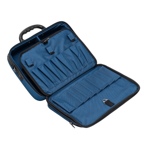 Кейс монтера, 365х300х110 мм, 10 карманов, наплечный ремень Сибртех фото 5