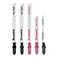 Набор полотен для электролобзика универсальный, 5 шт Matrix Professional