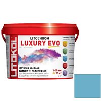 Затирка цементо-полимерная для швов Litokol Luxury Evo LLE.370 Небесно-голубая 2 кг