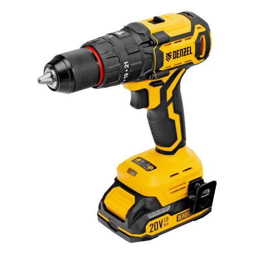 Дрель-шуруповерт аккумуляторная ударная бесщет. CIDH-BL-20, Li-Ion, 20 В// Denzel фото 4