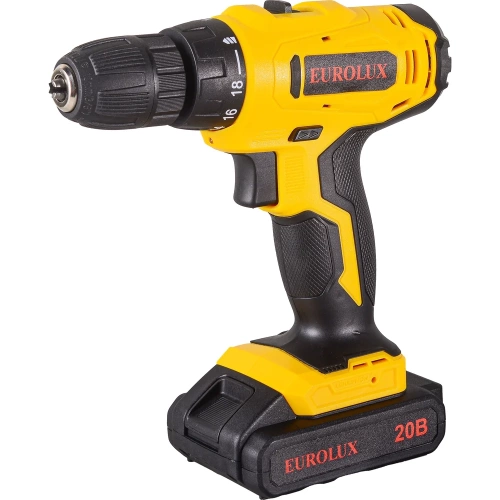 Дрель-шуруповерт аккумуляторная ДА-20/2Li Eurolux 72/14/52 фото 5 Дрель-шуруповерт аккумуляторная ДА-20/2Li Eurolux 72/14/52 фото 5