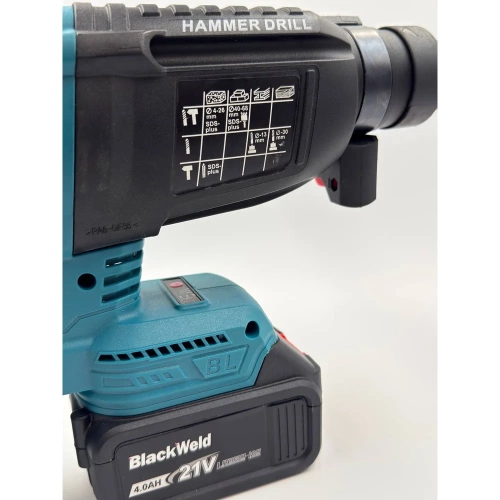 Перфоратор аккумуляторный BlackWeld бесщеточный DC02 150165 фото 6