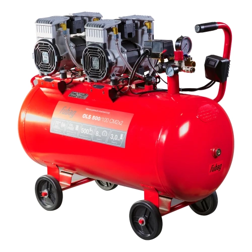 Компрессор безмасляный малошумный FUBAG OLS 500/100 CM2х2 646075 фото 3 Компрессор безмасляный малошумный FUBAG OLS 500/100 CM2х2 646075 фото 3