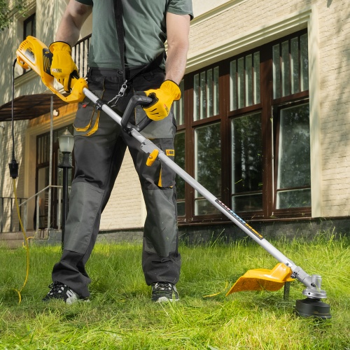 Триммер электрический TE-1200, 1200 Вт, 380 мм, катушка + диск, разборная штанга Denzel фото 20