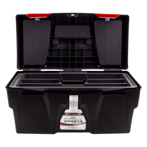 Ящик для инструмента 20", 500 х 260 х 260 мм, пластик Stels фото 7 Ящик для инструмента 20", 500 х 260 х 260 мм, пластик Stels фото 7