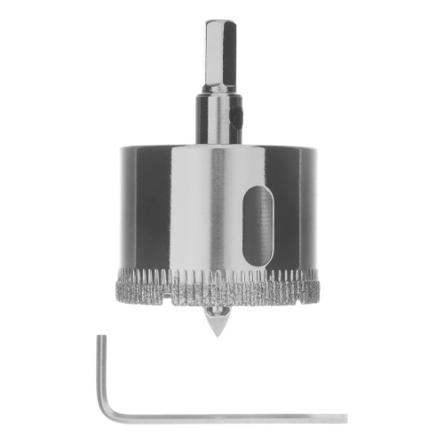 Сверло по керамической плитке и стеклу, 40 х 55 мм, шестигранный хвостовик, с центрующим сверлом Сибртех фото 3