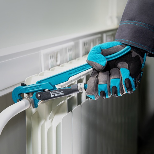 Ключ трубный рычажный 3/4, №0, цельнокованый, CrV, тип "L" Gross фото 7