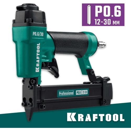Пневматический нейлер KRAFTOOL шпильки тип P0.6, 12-30 мм 31963 фото 3