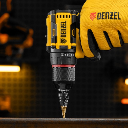 Сверло ступенчатое 4-6-8-10-12-14-16-18-20 мм, Р6М5, 6-гр. хвостовик Denzel фото 10