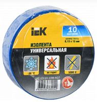 Изолента ПВХ IEK UIZ-13-10-10M-K07 0,13х15мм синяя 10м