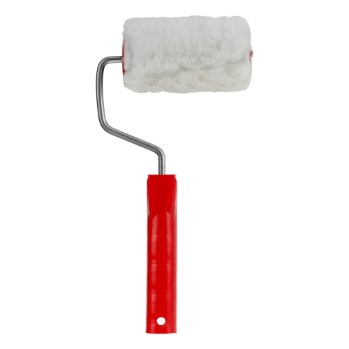 Валик "Искусственный мех", в сборе, 100 мм, D 48 мм, D ручки 6 мм, крепление шплинтом Сибртех фото 3