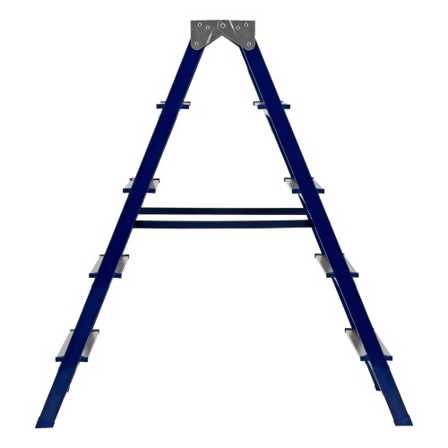 Стремянка двусторонняя 5 ступеней, стальная, Сибртех фото 3