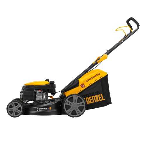 Газонокосилка бензиновая GLD-460, 146 куб.см, ширина 46 см, ручная, 7 уровней, травосборник 50 л Denzel фото 4