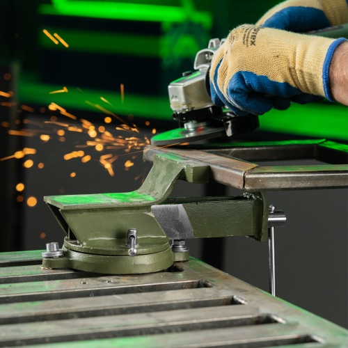 Тиски слесарные, 100 мм, стальные, поворотные Сибртех фото 15