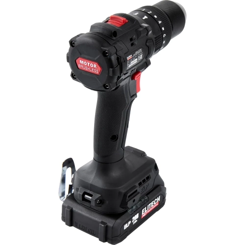 Аккумуляторная ударная дрель Elitech CD 20ISL2 (20В, 2х2Ач, 60Нм, BL) HD 205722 фото 5 Аккумуляторная ударная дрель Elitech CD 20ISL2 (20В, 2х2Ач, 60Нм, BL) HD 205722 фото 5