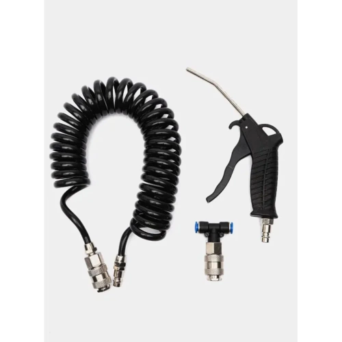 Набор для продува кабины грузового транспорта Pegas pneumatic 6 мм, 3 предмета: продувочный пистолет, шланг, фитинг 2722 фото 3