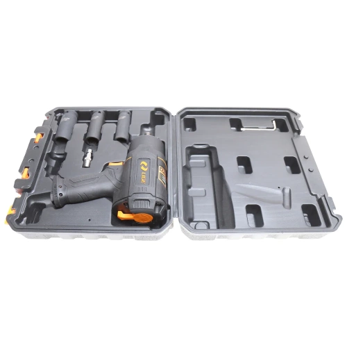 Пневмогайковерт ударный LIGE 1/2" с комплектом головок (17,19,22мм) 6пр. (рабочий диапозон 270-800Nm, max 1560Nm, 8500 об/мин, 6bar, 184 л/мин) в кейсе LG-40101S 308375 фото 3