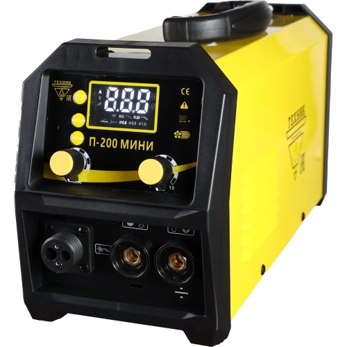 Полуавтомат ТД Техник ТЕХНИК П-200 МИНИ 200А 60%ПН 1кг СО2+ММА цифр. табло, съемная горелка, масса ,кабель 11 Полуавтомат ТД Техник ТЕХНИК П-200 МИНИ 200А 60%ПН 1кг СО2+ММА цифр. табло, съемная горелка, масса ,кабель 11
