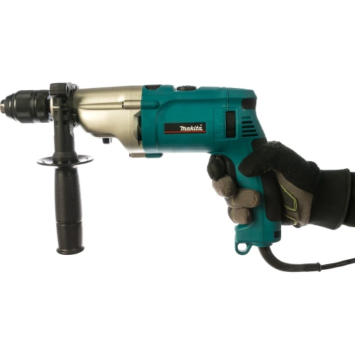 Двухскоростная ударная дрель Makita HP 2071 F фото 5